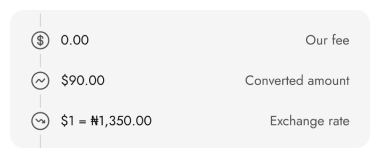 Zero Transfer Fees